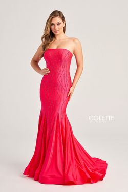 Style CL5106 Colette By Mon Cheri Pink Size 2 Pageant Floor Length Cl5106 Tall Height Mermaid Dress on Queenly