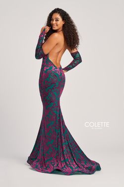 Style CL5118 Colette By Mon Cheri Black Size 6 Tall Height Halter Mermaid Dress on Queenly