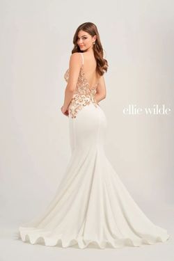 Style EW35078 Ellie Wilde By Mon Cheri Black Size 2 Floor Length Tall Height Mermaid Dress on Queenly
