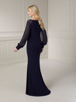 Style 17131 House Of Wu Black Size 12 Plus Size Sleeves Floor Length Mermaid Dress on Queenly