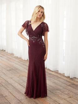 Style 40401 House Of Wu Red Size 14 Floor Length 40401 Mermaid Dress on Queenly