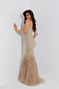 Style 7565 Jasz Couture Nude Size 2 Pageant Floor Length Mermaid Dress on Queenly