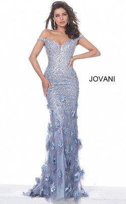 Style 3191 Jovani Purple Size 6 Fitted Tall Height Floor Length Mermaid Dress on Queenly