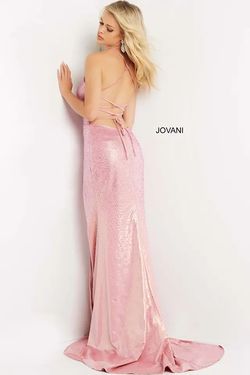 Style 8400 Jovani Purple Size 0 Tall Height Lavender 8400 Side slit Dress on Queenly