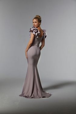 Style 72922 MoriLee Purple Size 16 Floor Length Mermaid Dress on Queenly