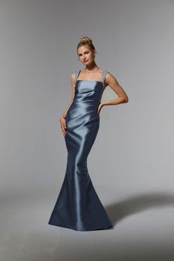 Style 72925 MoriLee Blue Size 10 Jewelled 72925 Mermaid Dress on Queenly