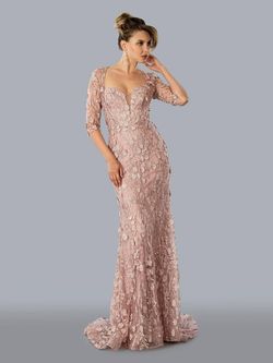 Style 23311 Stella Couture Pink Size 12 Floor Length Tall Height Keyhole Plus Size Mermaid Dress on Queenly