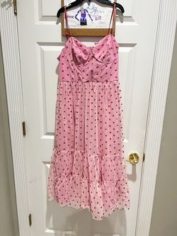 Betsey Johnson Pink Size 14 Plunge Sorority Straight Dress on Queenly