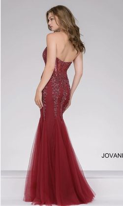 Jovani Red Size 0 Floor Length 50 Off Ball gown on Queenly