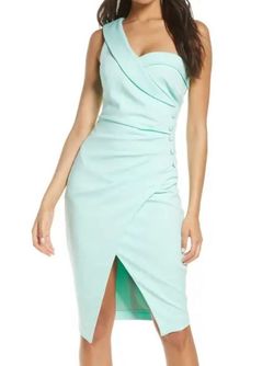 Lavish Alice Light Green Size 6 Graduation Interview Cocktail Dress on Queenly