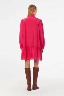 Style 1-1304169934-3855 Marie Oliver Pink Size 0 Long Sleeve Mini Cocktail Dress on Queenly