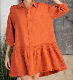 Style 1-196434268-2791 Easel Orange Size 12 Sleeves Cocktail Dress on Queenly