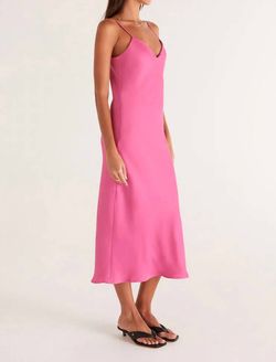 Style 1-2229570855-2696 Z Supply Pink Size 12 V Neck Polyester Cocktail Dress on Queenly