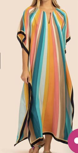 Style 1-730396554-3933 Trina Turk Multicolor Size 0 Free Shipping Tall Height Straight Dress on Queenly