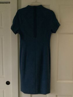 Windsor Blue Size 10 Short Height Square Straight Dress on Queenly