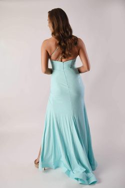 Ava Presley Blue Size 2 Prom Side slit Dress on Queenly