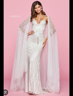 Style 53611 Sherri Hill Pink Size 8 Prom 53611 A-line Dress on Queenly