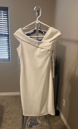 Vince Camuto White Size 0 70 Off Interview One Shoulder Cocktail Dress on Queenly