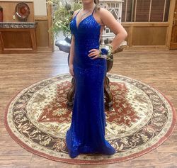 Sherri Hill Royal Blue Size 0 Prom Mermaid Dress on Queenly