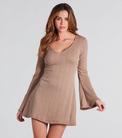 Style 05102-5355 Windsor Nude Size 4 Sleeves A-line Cocktail Dress on Queenly