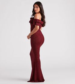 Style 05002-7179 Windsor Red Size 0 Wedding Guest Tall Height Bridesmaid 05002-7179 Mermaid Dress on Queenly