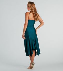 Style 05101-2961 Windsor Green Size 4 Spaghetti Strap Wedding Guest Bridesmaid Mini Cocktail Dress on Queenly