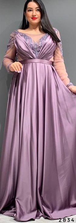 FIERO Purple Size 12 Pageant Free Shipping Straight Dress on Queenly
