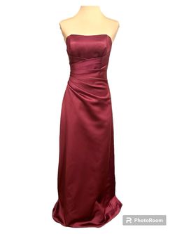Alfred Angelo Red Size 4 Military Square Neck A-line Dress on Queenly