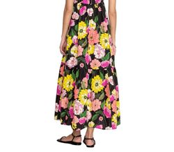 Style 1-1456161816-3236 Johnny Was Black Size 4 Floor Length Tall Height Straight Dress on Queenly