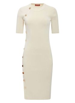 Style 1-1552053977-3236 ALTUZARRA White Size 4 Bridal Shower Ivory Mini Cocktail Dress on Queenly