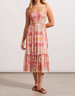 Style 1-1663029629-2696 TRIBAL Pink Size 12 Sheer Spandex Polyester Plus Size Cocktail Dress on Queenly