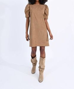 Style 1-184766616-3236 MOLLY BRACKEN Brown Size 4 Sorority Rush Mini Summer Cocktail Dress on Queenly