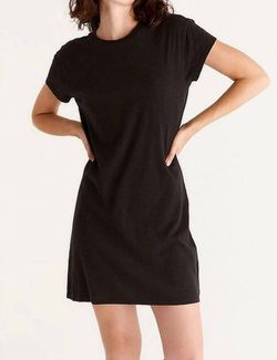 Style 1-2380303513-3011 Z Supply Black Size 8 Sleeves Mini Tall Height Cocktail Dress on Queenly