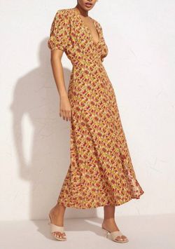 Style 1-3101674177-3775 FAITHFULL THE BRAND Multicolor Size 16 Print Mini Free Shipping Tall Height Cocktail Dress on Queenly