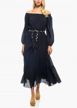 Style 1-3130582576-98 Shoshanna Blue Size 10 Tall Height Belt 1-3130582576-98 Navy Cocktail Dress on Queenly