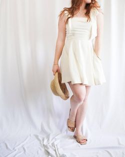 Style 1-3979790960-2696 Just Me White Size 12 Plus Size Cocktail Dress on Queenly