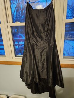 Ever pretty  Black Size 12 Floor Length Plus Size Military Mermaid Dress on Queenly