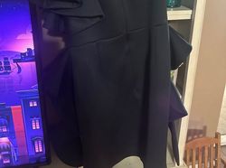 Style Custom Fernando Wong Black Size 16 Prom Homecoming Jersey Cocktail Dress on Queenly