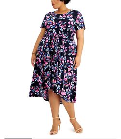 Robbie Bee Pink Size 20 50 Off Jersey Sunday Military A-line Dress on Queenly