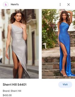 Style 54401 Sherri Hill White Size 0 Prom Short Height 54401 Side slit Dress on Queenly