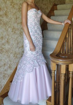 Sherri Hill Multicolor Size 0 50 Off Prom Jersey Mermaid Dress on Queenly