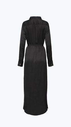 Style 1-1090349344-95 Raquel Allegra Black Size 2 Tall Height Sleeves Free Shipping Straight Dress on Queenly
