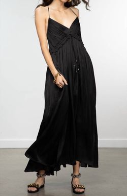 Style 1-1103454366-2901 BARBARA BUI Black Tie Size 8 Free Shipping Polyester Straight Dress on Queenly