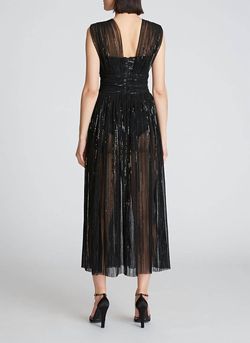 Style 1-1280072519-3655 HALSTON HERITAGE Black Size 4 Cocktail A-line Tall Height Straight Dress on Queenly