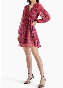 Style 1-1464784706-2901 STEVE MADDEN Pink Size 8 Free Shipping Polyester Tall Height Cocktail Dress on Queenly