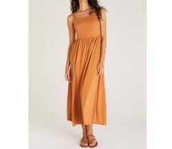Style 1-1476194588-3471 Z Supply Orange Size 4 Jersey Fitted Straight Dress on Queenly