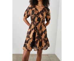 Style 1-1588101369-3855 Rails Brown Size 0 Sleeves V Neck Cocktail Dress on Queenly