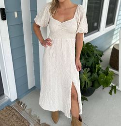 Style 1-1721282952-2901 saltwater LUXE White Size 8 Side Slit Cocktail Dress on Queenly