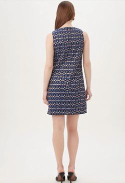 Style 1-1768247268-2168 Trina Turk Blue Size 8 Mini A-line Polyester Cocktail Dress on Queenly