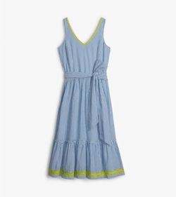 Style 1-1810954196-2791 Hatley Blue Size 12 Flare Plus Size Belt Cocktail Dress on Queenly